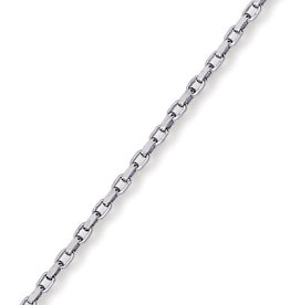 Thick Oval Rolo Anklet 9"+1"