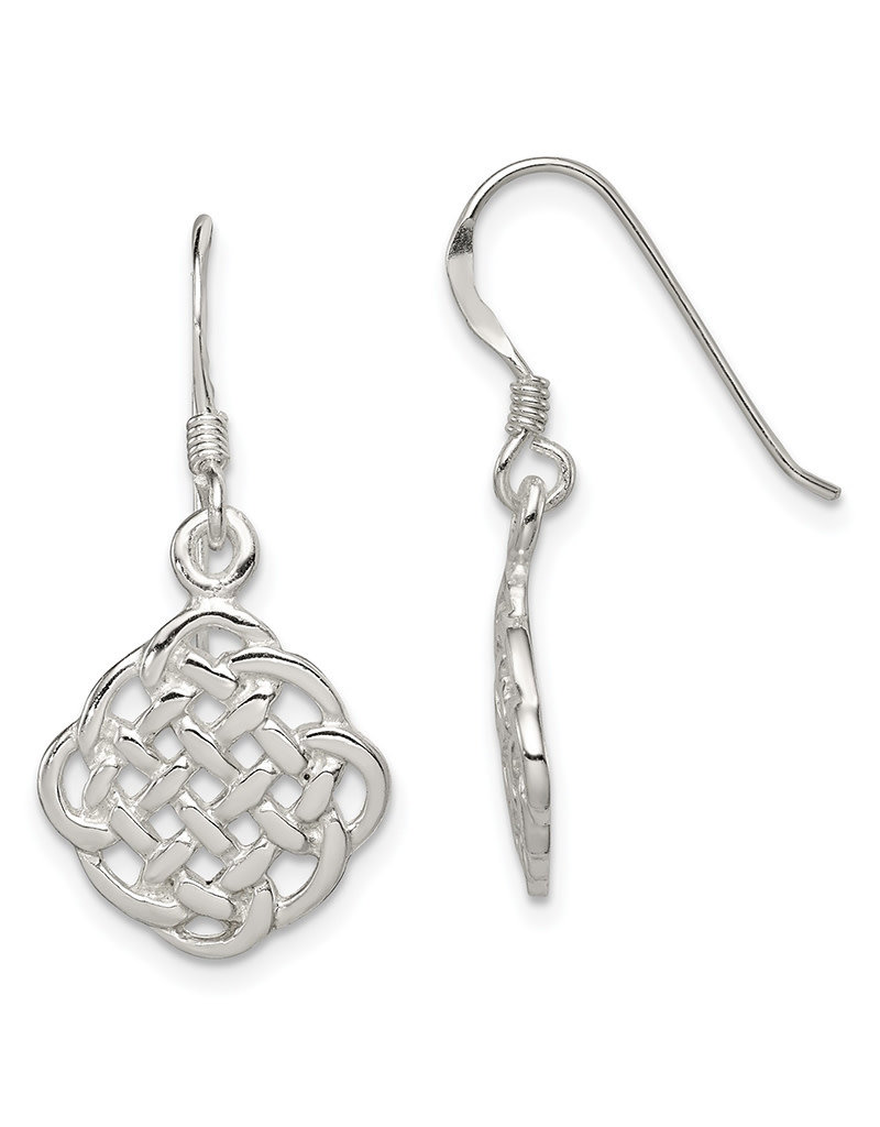 Sterling Silver Celtic Knot Earrings 13mm