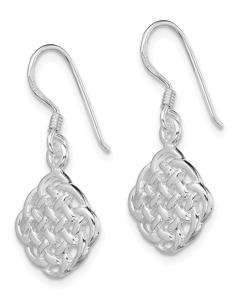 Sterling Silver Celtic Knot Earrings 13mm