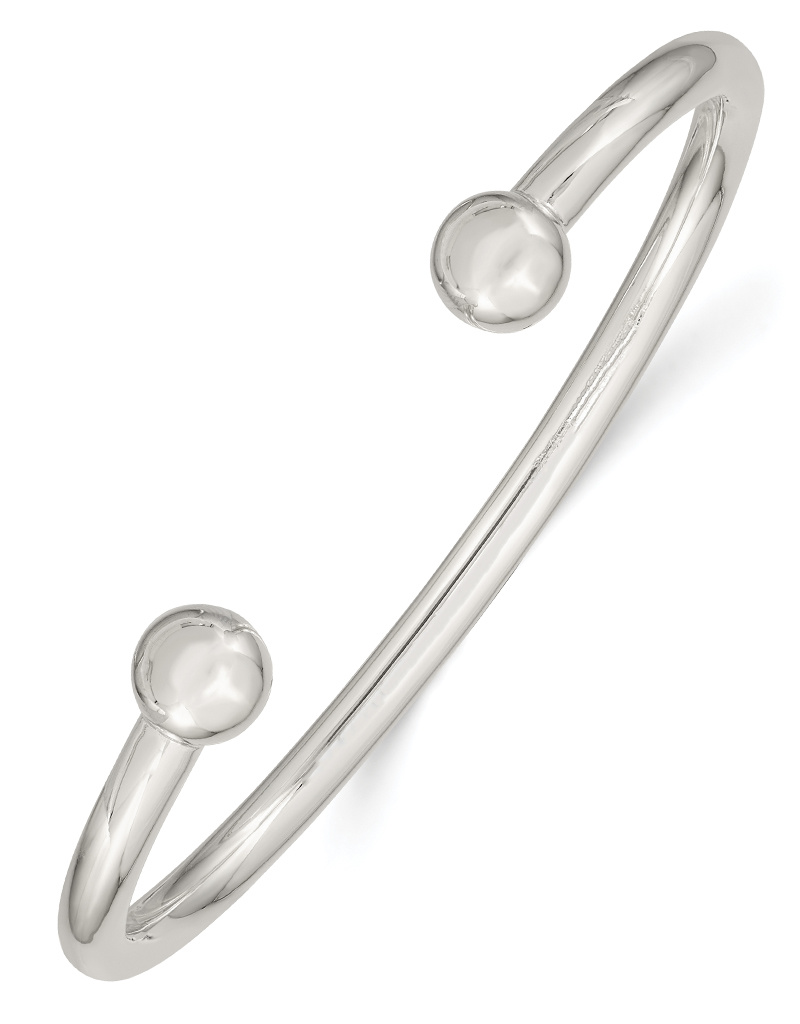 Bead End Tube Cuff Bracelet