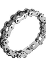 Men's Stainless Steel Bike Chain Bracelet 9"
