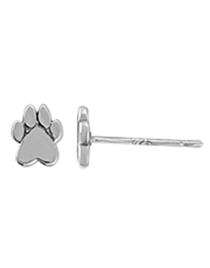 Paw Print Stud Earrings