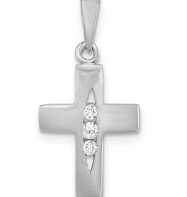 CZ Cross Pendant