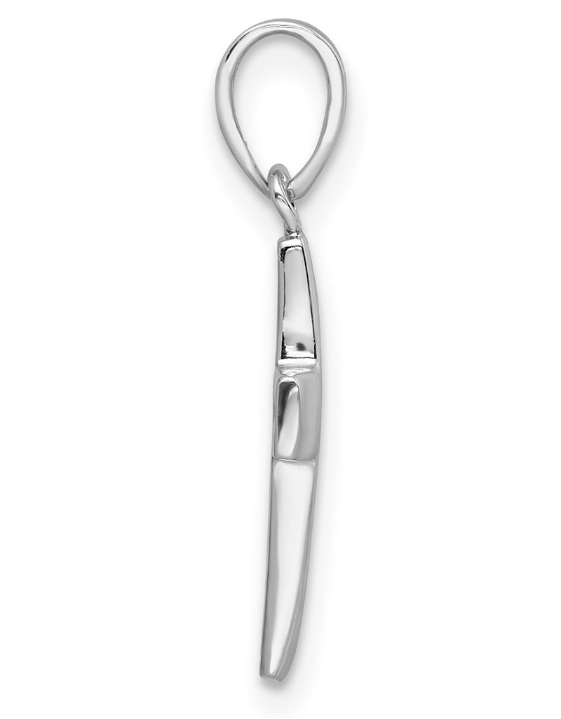 Sterling Silver CZ Cross Pendant