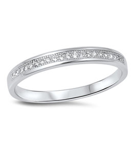Pave CZ Band Ring