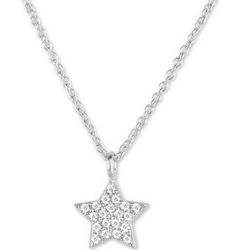 Star CZ Necklace 14"+2"
