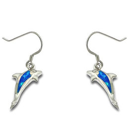 Dolphin Opal Earrings 19mm