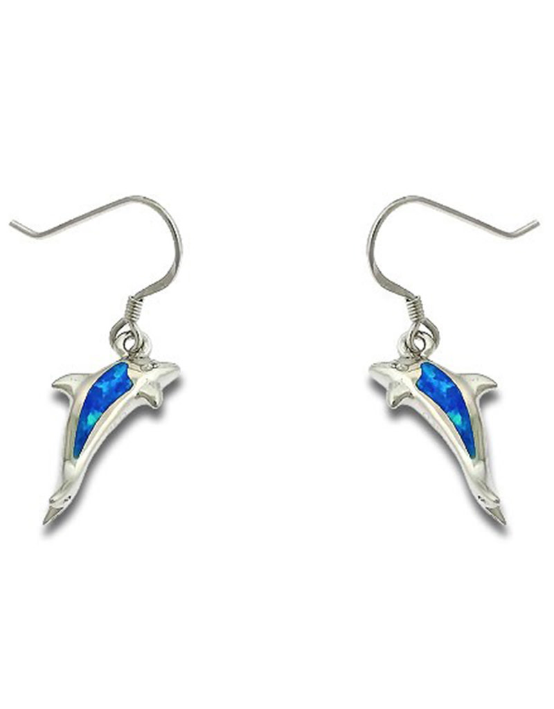 Dolphin Opal Earrings 19mm