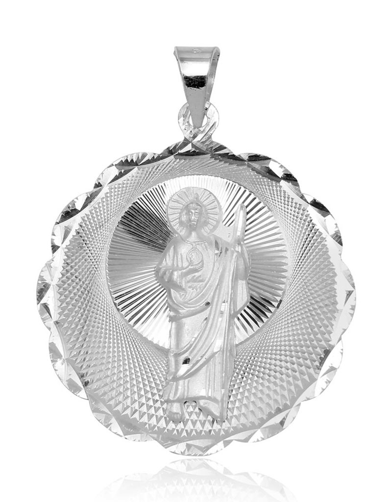 Round St. Jude Medallion Pendant