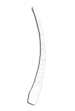 Sterling Silver Curved Bar Earrings 35mm