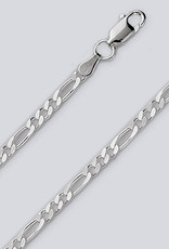 Sterling Silver Figaro 080 Chain Bracelet