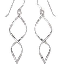 Twist Wire Dangle Earrings