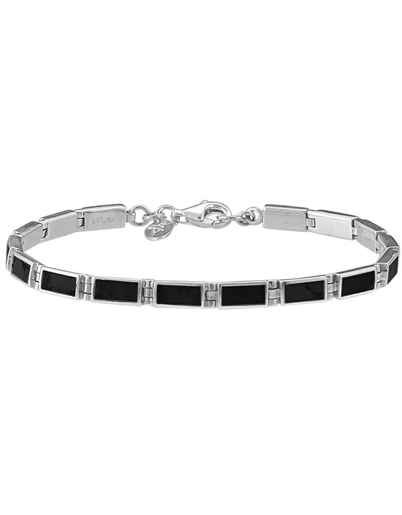 Rectangle Onyx Bracelet 7"