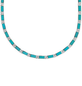 Rectangle Turquoise Necklace