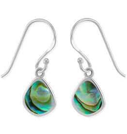 Abalone Earrings 9mm