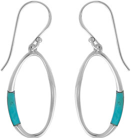 Turquoise Loop Earrings