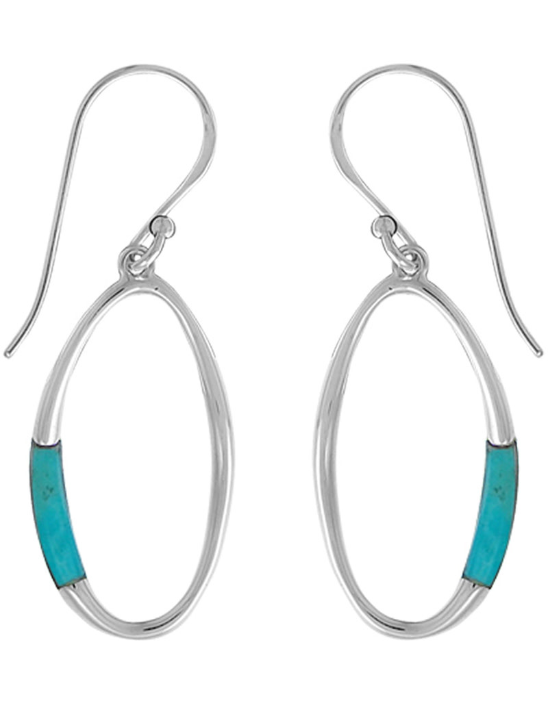 Turquoise Loop Earrings