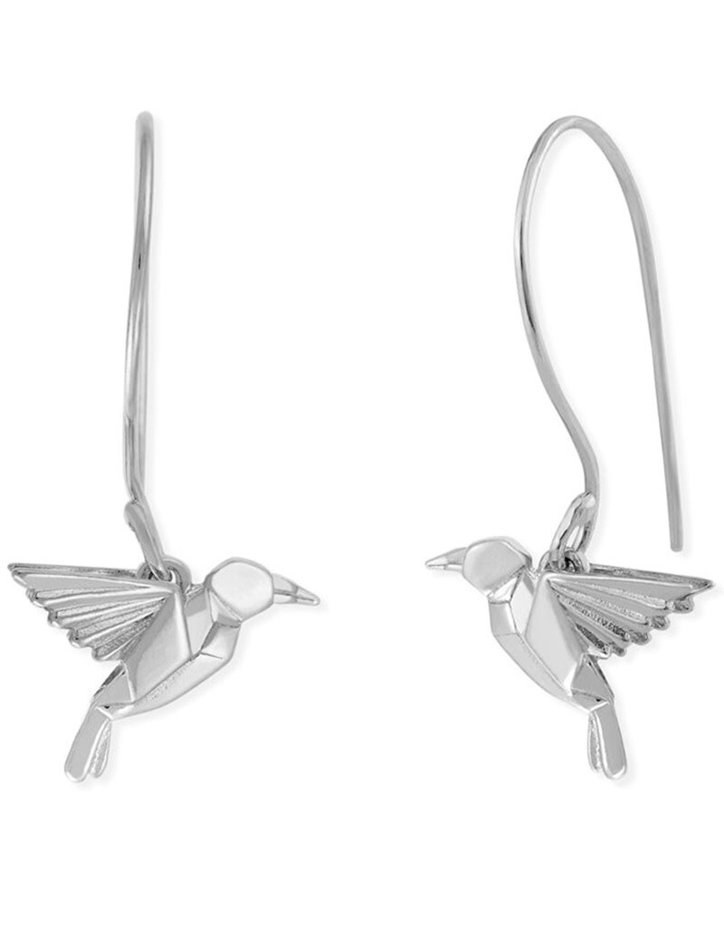 Sterling Silver Hummingbird Earrings 14mm