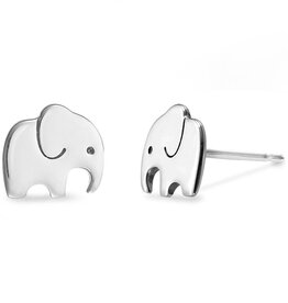 Elephant Stud Earrings 7mm