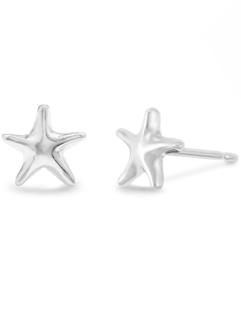 Starfish Stud Earrings 7mm