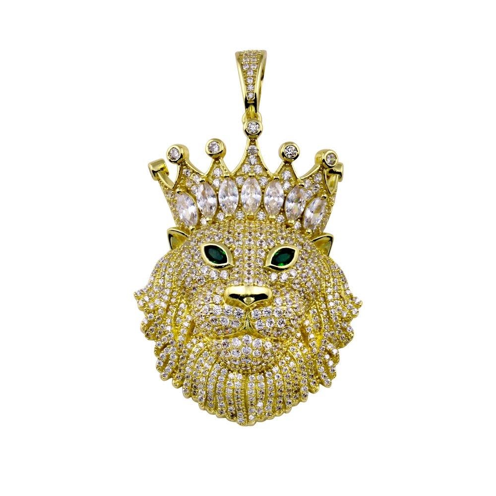 CZ King Lion GP Pendant