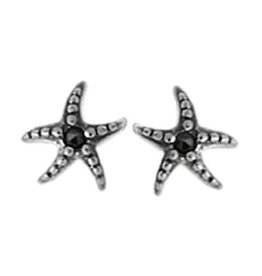 Starfish Marcasite Stud Earrings 7mm