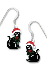 Christmas Cat Earrings