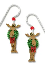 Three-Layer Moose with Wreath Earrings