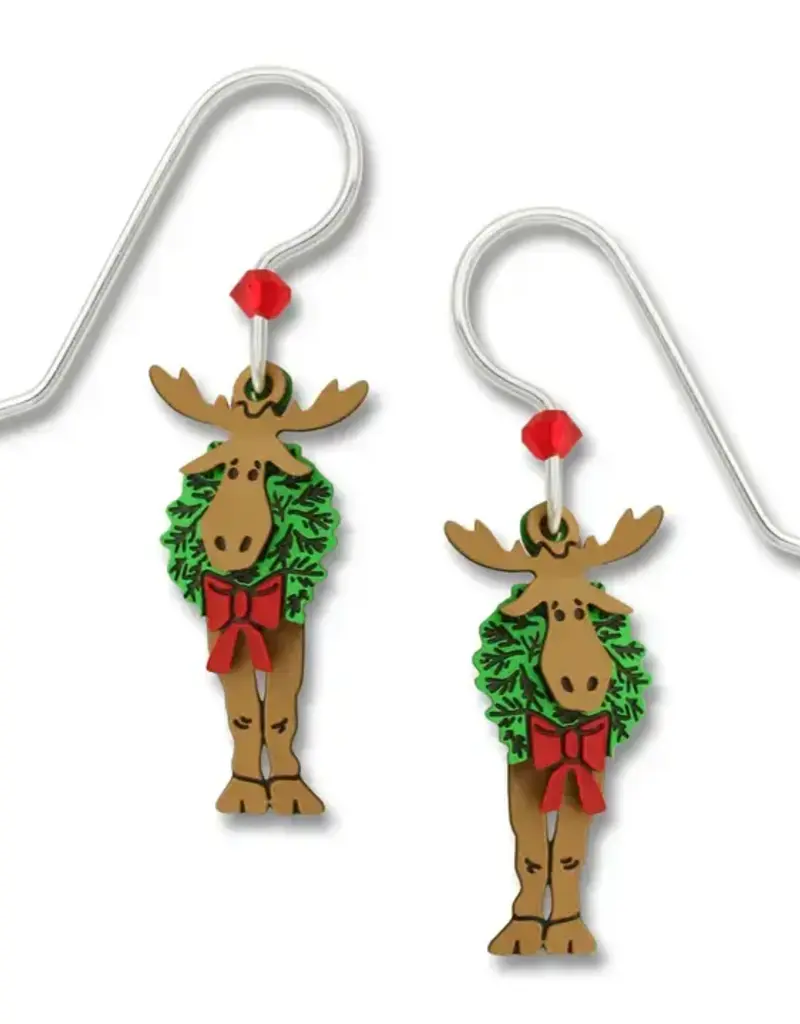 Three-Layer Moose with Wreath Earrings