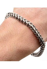 Men's Stainless Steel 6mm Franco Chain Bracelet 8.5"