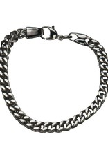 Men's Stainless Steel 6mm Franco Chain Bracelet 8.5"