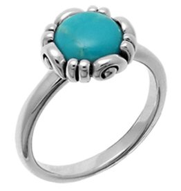 Round Turquoise Ring