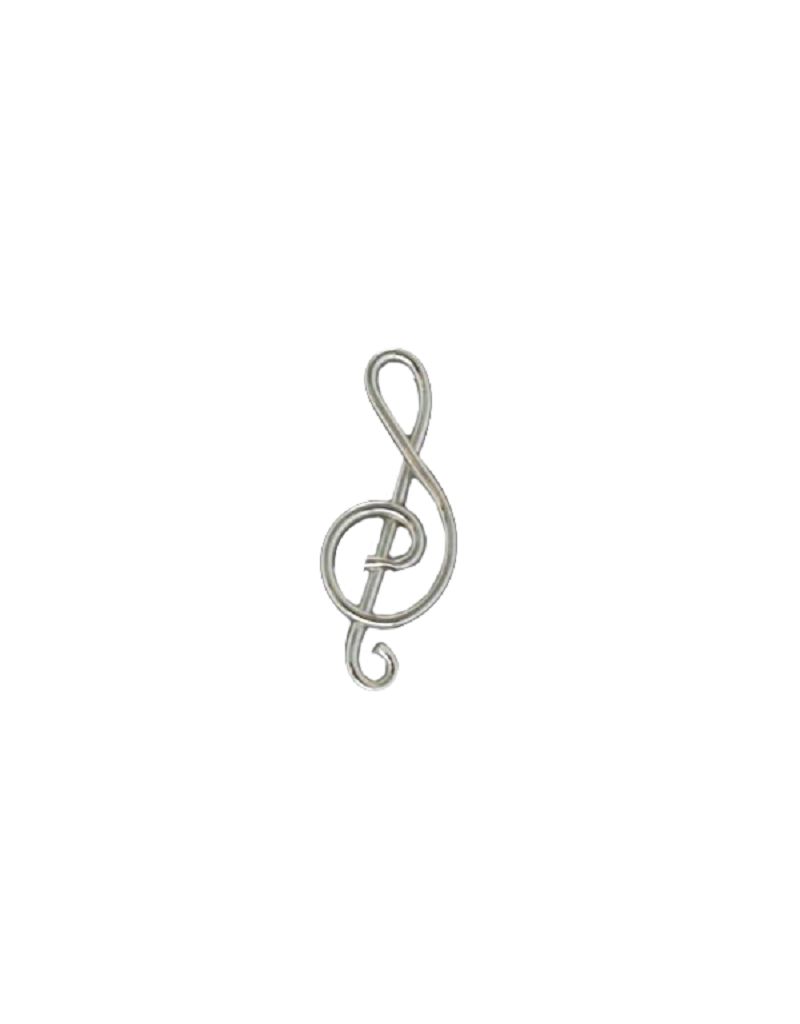 Music Note Stud Earrings 12mm