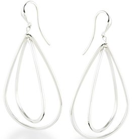 ZINA Pear Wire Dangle Earrings 53mm