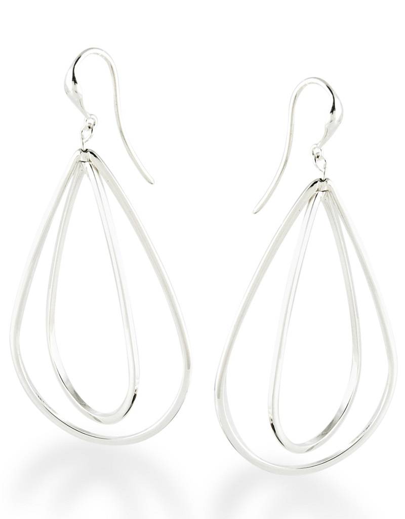 ZINA Pear Wire Dangle Earrings 53mm