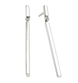 ZINA Long Stick Dangle Post Earrings 57mm