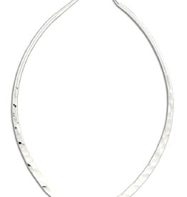 Oval Hammered Hoop 54mm