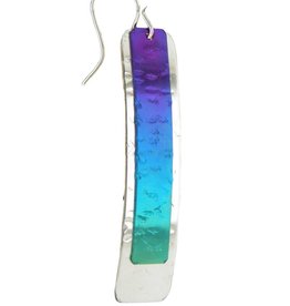 Rectangle Niobium Earrings 46mm