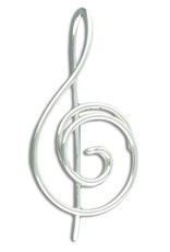 Sterling Silver Double Curl Earrings 25mm
