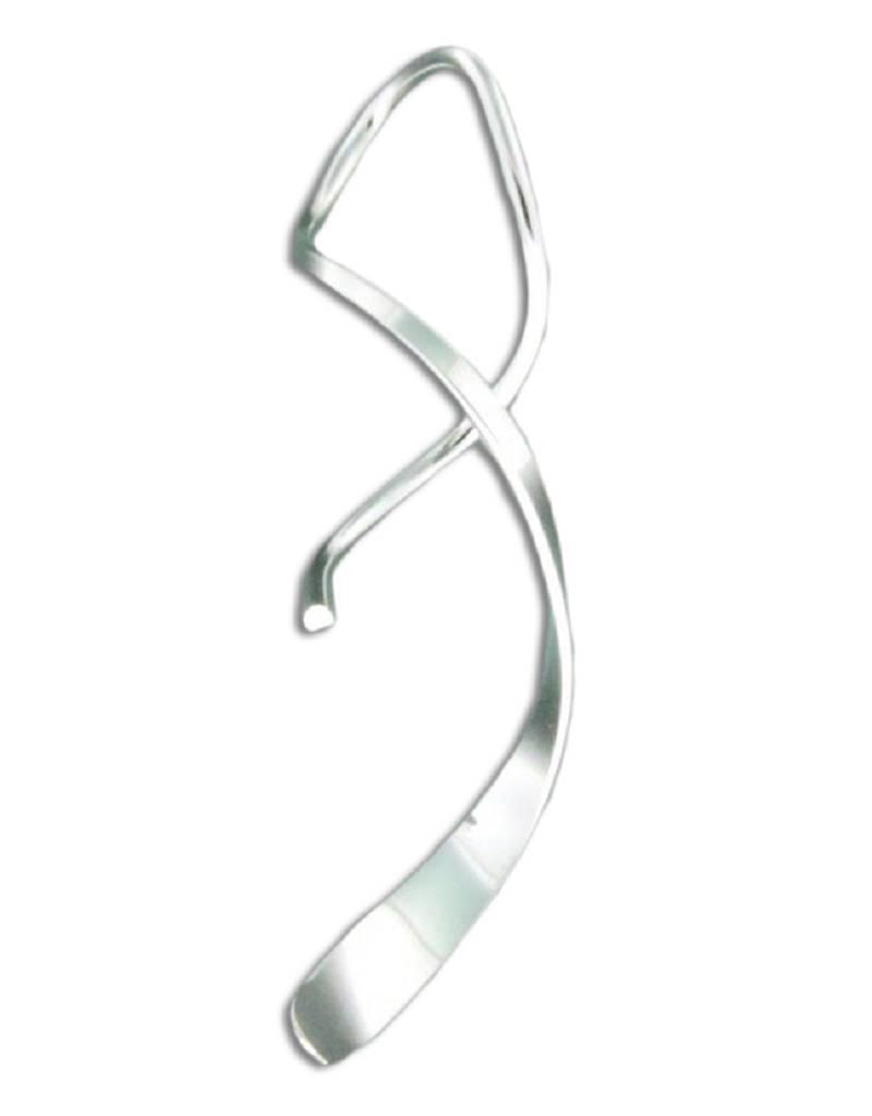 Sterling Silver Mini Spiral Earrings 36mm