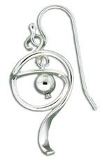 Sterling Silver Lost Planet Earrings