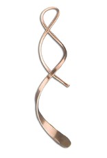 14k Rose Gold Filled Mini Spiral Earrings 36mm