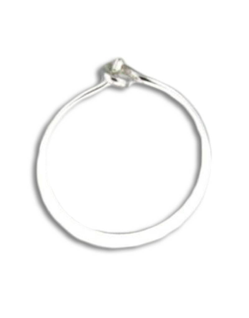 Sterling Silver Round Flat Hoop Earrings 11mm