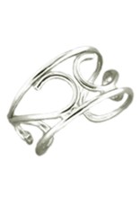 Sterling Silver Scroll Ear Cuff