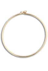 14k Gold Filled Round Hoop Earrings 15mm