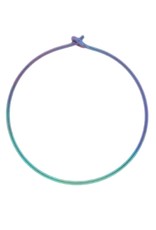 Round Niobium Hoop Earrings 18mm