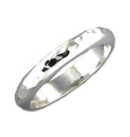 3mm Hammered Band
