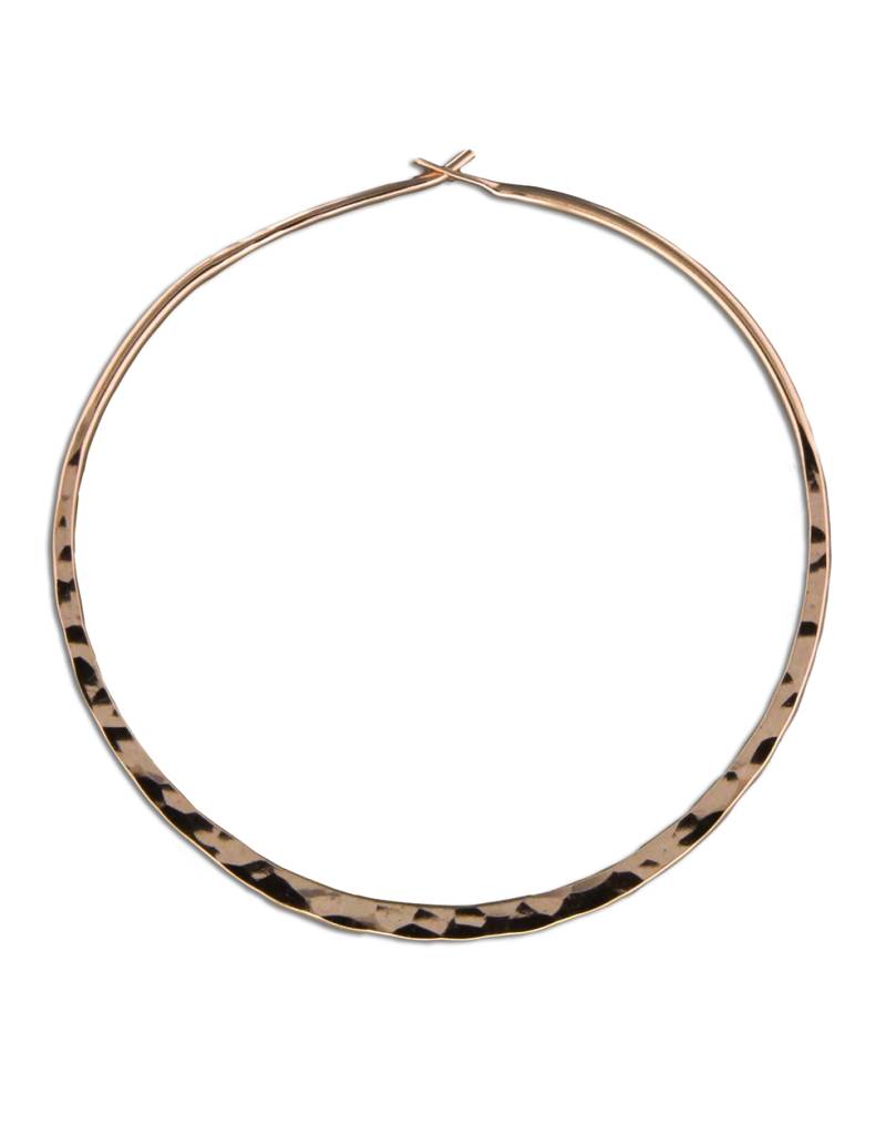 Hammered Rose GF Hoop 46mm