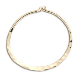Hammered GF Hoop 20mm