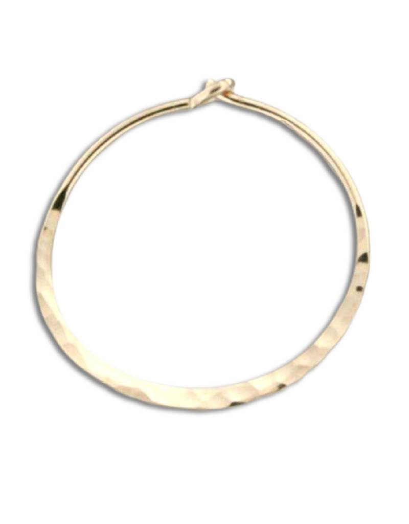 Hammered GF Hoop 20mm